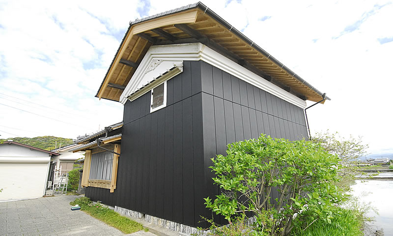 リフォーム　蔵廻りの耐震アフター02