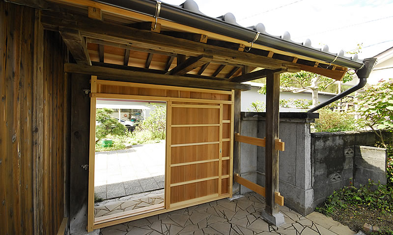 リフォーム　蔵廻りの耐震アフター01
